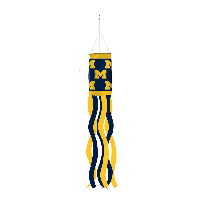 40" NCAA Team Sublimated Fabric Windsock - Michigan