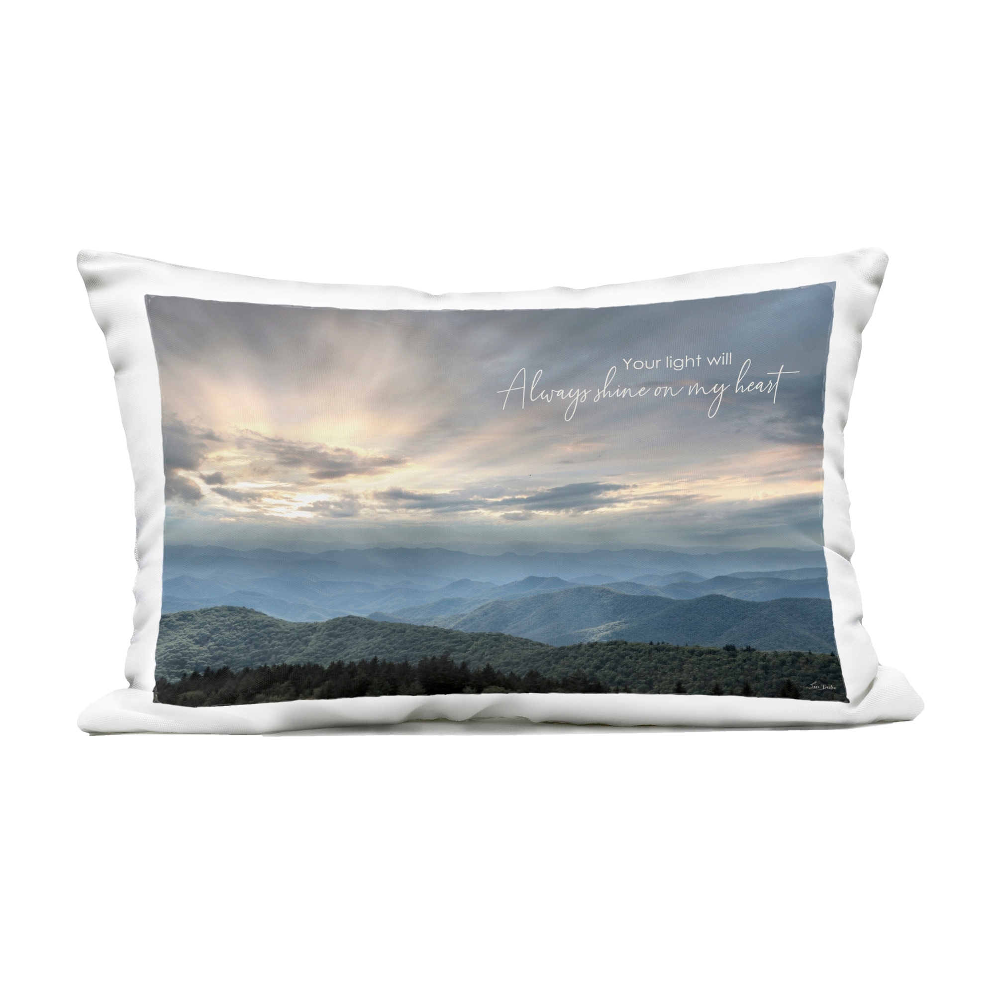 Stupell Light Will Always Shine Landscape Decorative Printed Outdoor Throw Pillow Design by Lori Deiter
