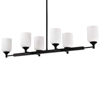 Nuvo Lighting 60/8649 Solara 6 Light 40" Wide Linear Pendant