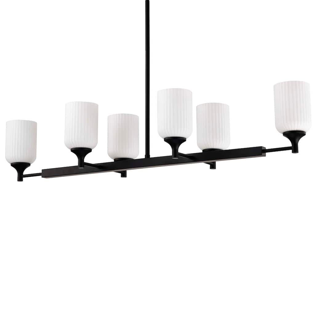 Nuvo Lighting 60/8649 Solara 6 Light 40" Wide Linear Pendant