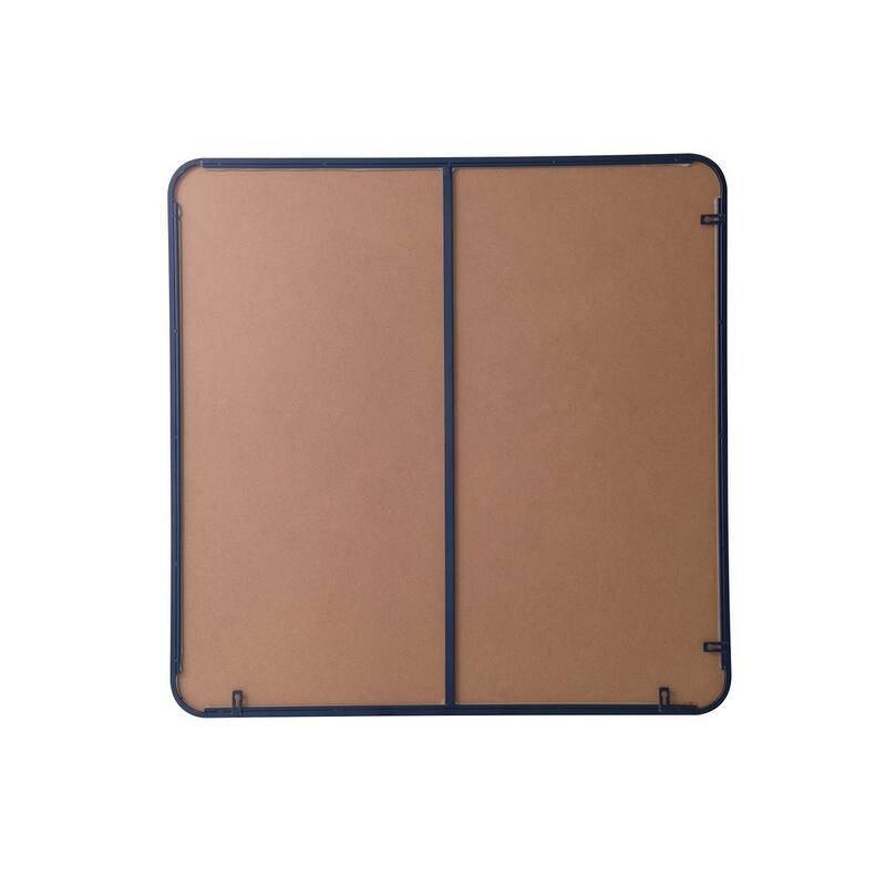 Ezra Soft Corner Metal Rectangular Mirror