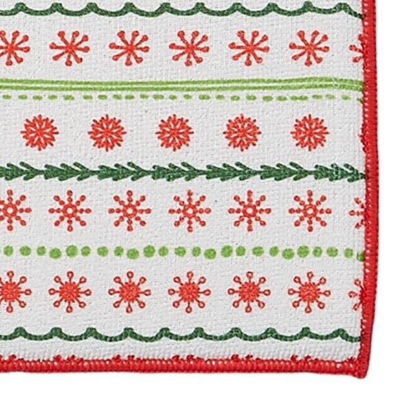 Shop Dii Christmas Dish Drying Mat Set Of 2 Overstock 31796744