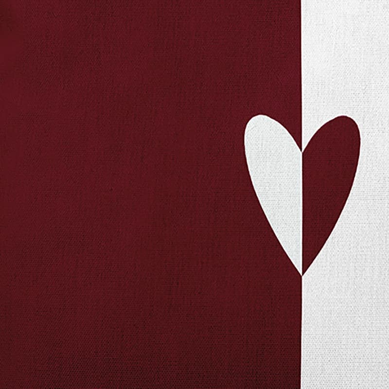 Modern Heart Valentines Day Decorative Throw Pillow