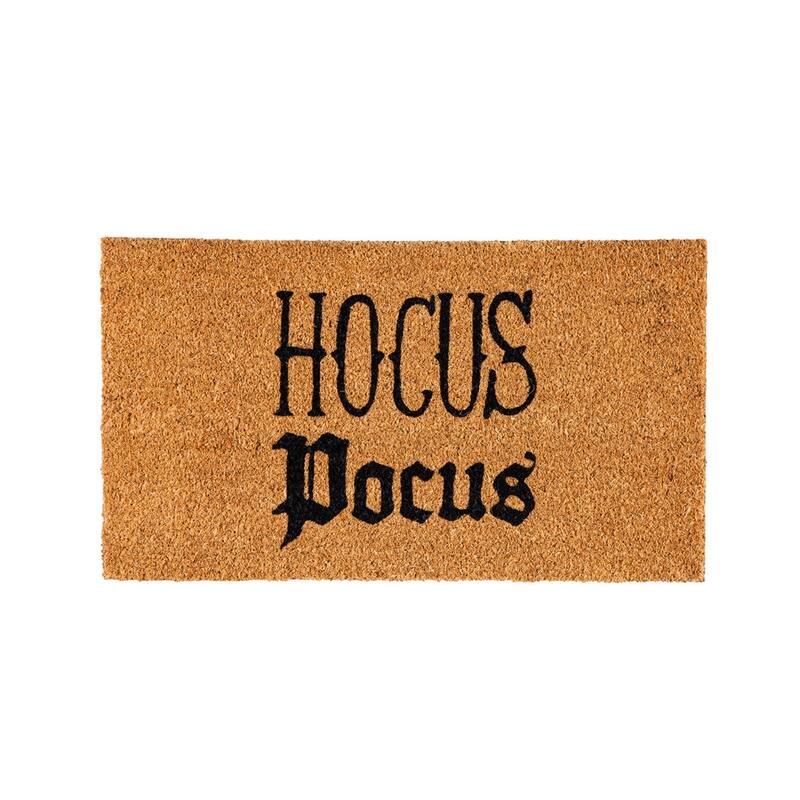 16 in. x 28 in. Coir Halloween Greeting "Hocus Pocus" Door Mat