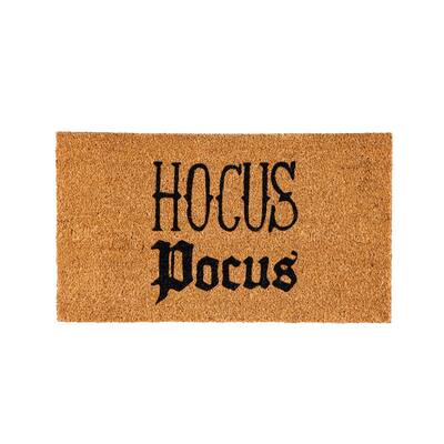 "Hocus Pocus" Halloween Coir Door Mat