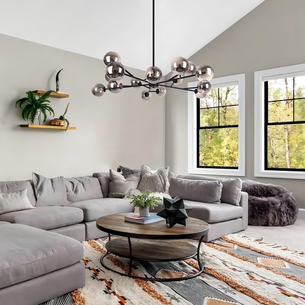 Modern Large Bubble Sputnik Chandelier in Black or Gold for Dining Room On Sale Bed Bath Beyond 34234779