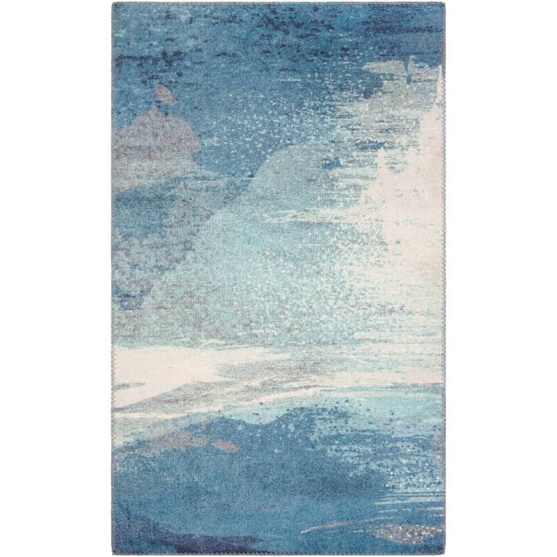 Livabliss Lorraine Abstract Watercolor Area Rug