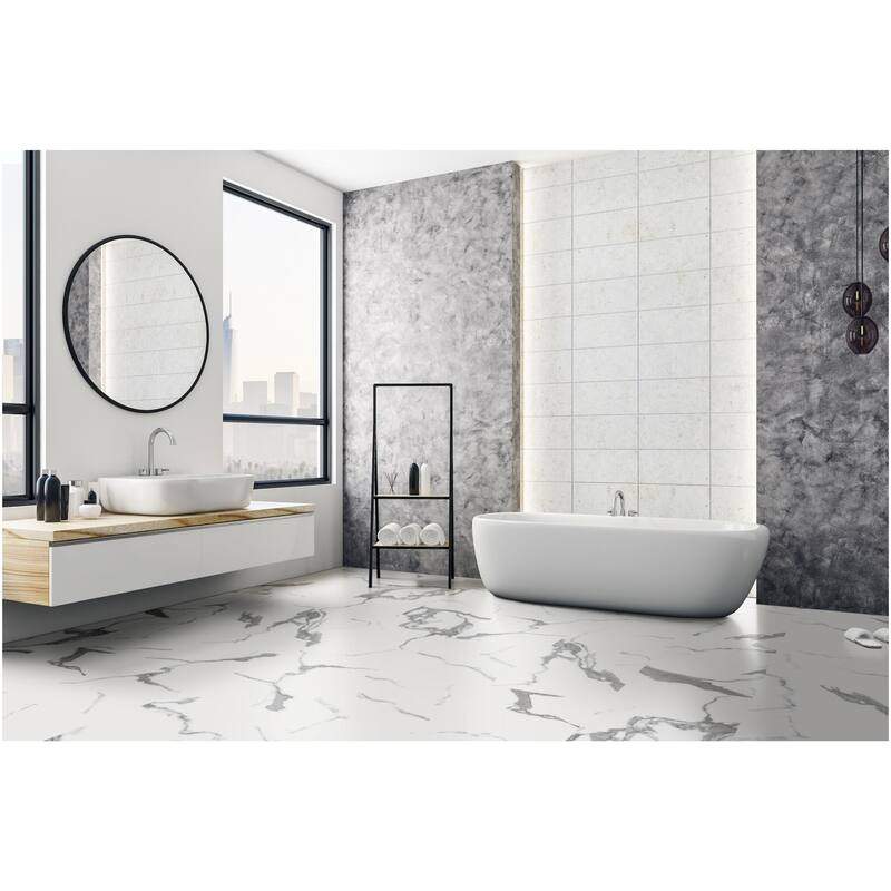 Ackland AKVRC18X36-5012-PL Tropez 18" x 36" Embossed Vinyl Flooring