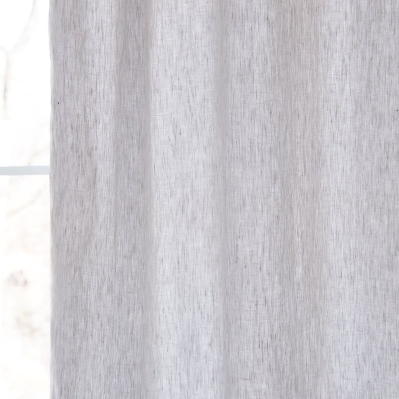 100% French Linen Window Curtain Set by BOKSER HOME