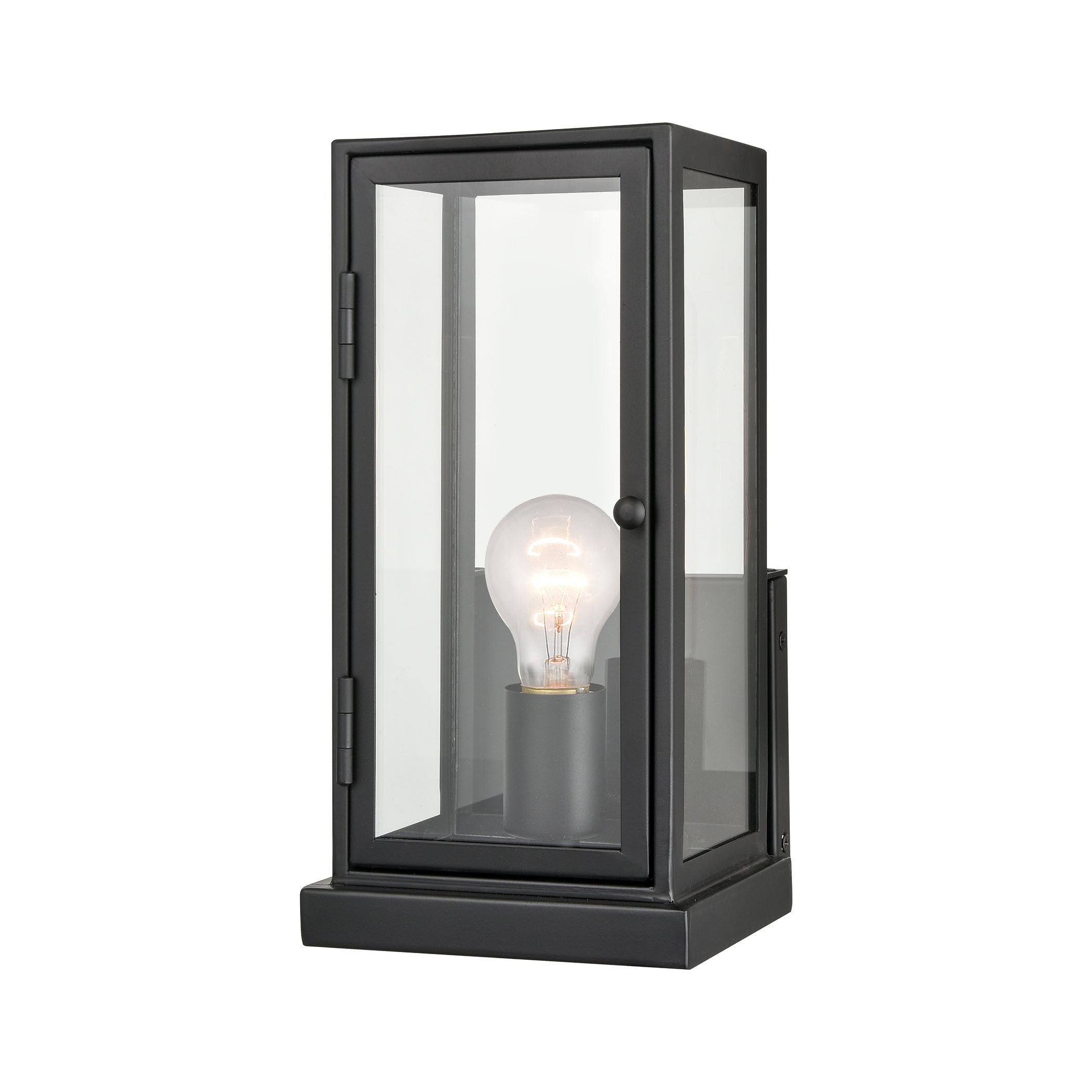 Atlas Lighting Foundation Clear Glass Rectangular Sconce