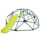 preview thumbnail 2 of 23, Kids Climbing Dome with Slide and Fabric Cushion for Garden Yard - 96" x 72" x 36" (L x W x H) Green