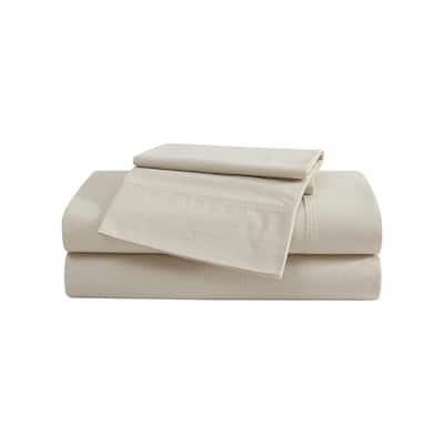 Eddie Bauer Brushed Percale Solid Cotton Sheet Set