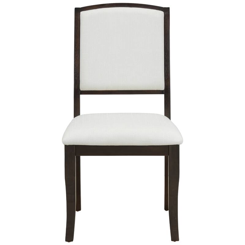 5-Piece Extendable Dining Set with Wood Table, Kitchen Table Set with 4 Upholstered Chairs for Dining Room