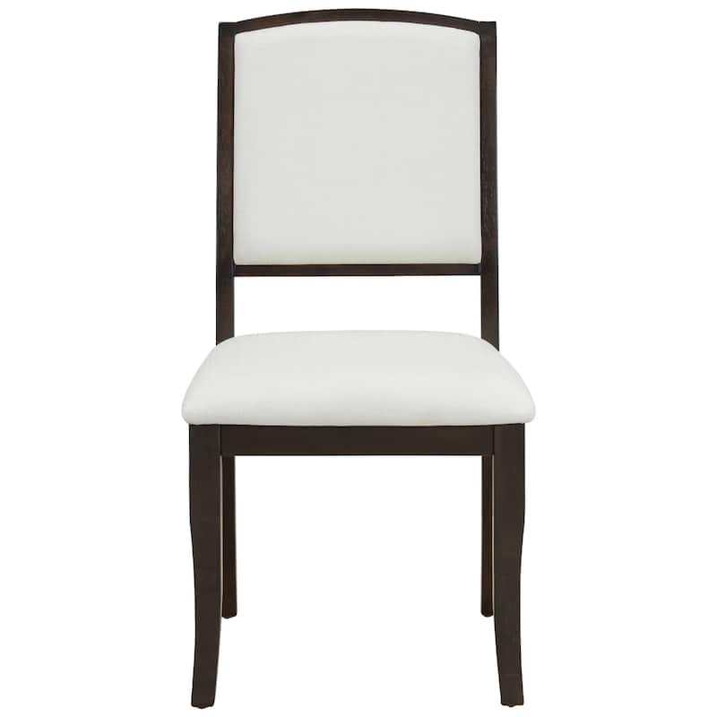 Roomfitters 5-Piece Extendable Round Dining Table Set, Farmhouse Kitchen Table with 16" Leaf and 4 Chairs