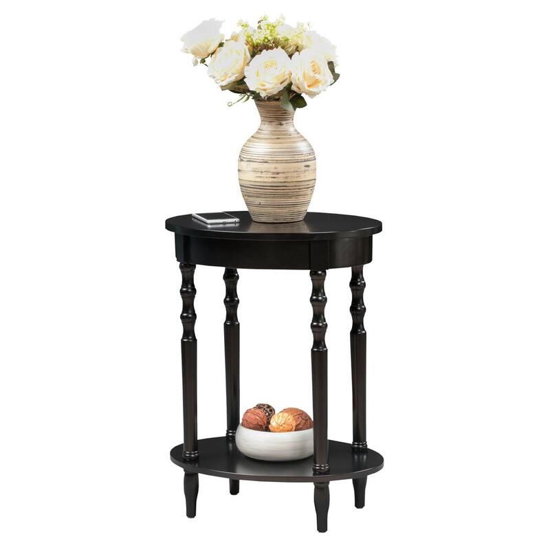 Convenience Concepts Classic Accents Brandi Oval End Table with Shelf