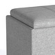 preview thumbnail 92 of 92, WYNDENHALL Townsend 17 inch Wide Contemporary Square Storage Ottoman