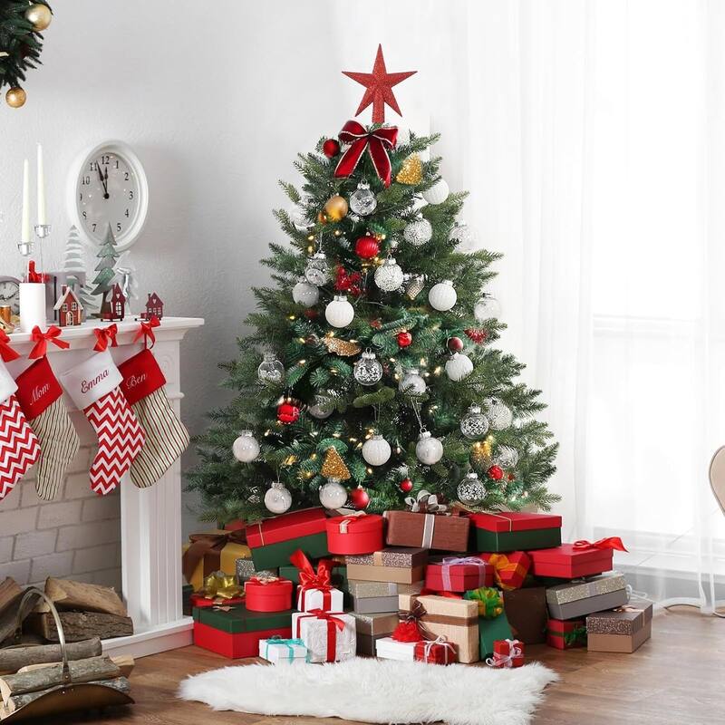 30 Pcs Shatterproof Christmas Ball Ornaments for Holiday Wedding Party Decoration - N/A