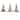 National Tree Company Halloween Pre-Lit Black Witch's Hat Garden Stakes, 23 inches