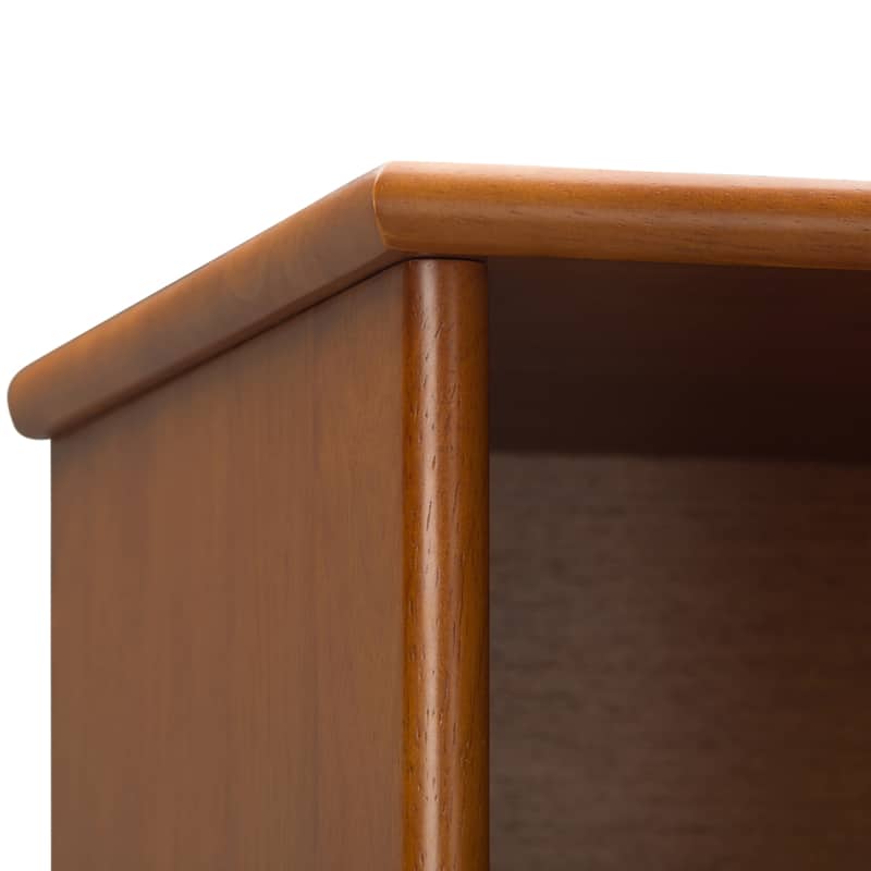 WYNDENHALL Tierney SOLID HARDWOOD 64x35 inch Modern Wide Bookcase and Storage Unit - 35"w x 14"d x 64" h