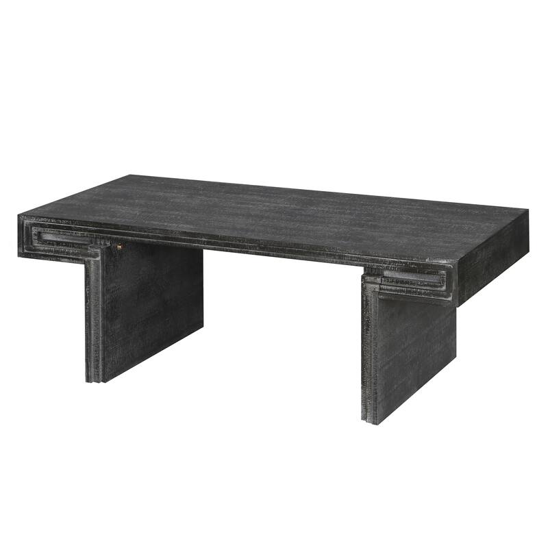 Coffee Table, Rustic Wood Center Table, Rectangle Cocktail Tea Table