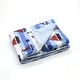 preview thumbnail 5 of 6, Printed Flannel Fleece Throw Sherpa Kids Blanket, 40 x 50 Inch Nautical Sailing Boat White Base