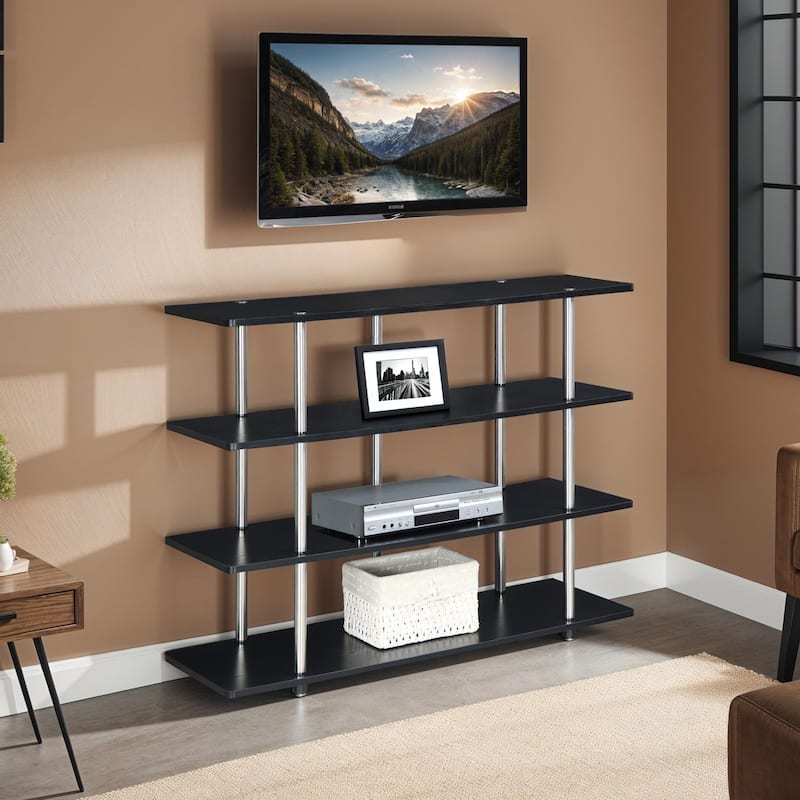 Convenience Concepts Designs2Go XL 55 inch Highboy 4 Tier TV Stand - Black