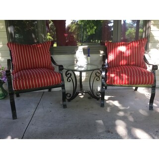 Sunbrella Indoor/ Outdoor Deep Seating Cushion and Pillow Set