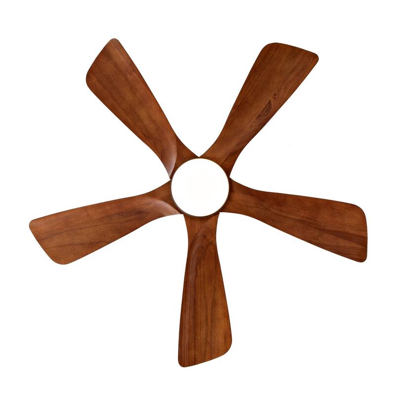 42/52 Inch Ceiling Fan,Electric Fan with Lights & Remote Control,Dimmable 3-Color LED