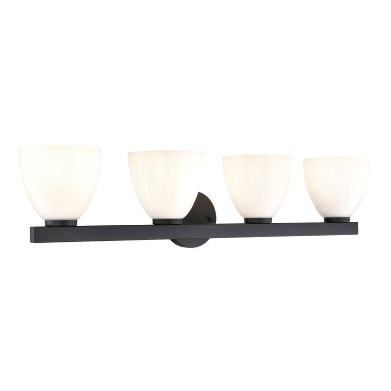 Millennium Lighting 49004 Apria 4 Light 33" Wide Vanity Light - Matte Black