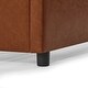 preview thumbnail 21 of 28, Classic steamed bread shaped backrest, metal frame, solid wood ribs, with four storage drawers, sponge soft bag