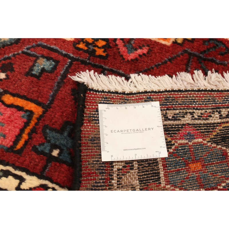 ECARPETGALLERY Hand-knotted Anatolian Vintage Red Wool Rug - 4'4 x 7'9