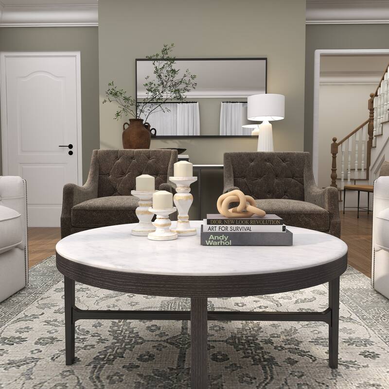 Brown or White Wood Beaded Pillar Candle Holder (Set of 3)