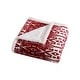 preview thumbnail 25 of 152, Eddie Bauer Ultra Plush Super Soft & Cozy- Reversible Throw Blankets San Juan Red