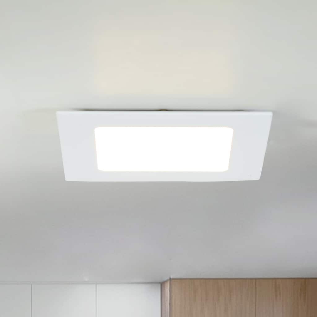 Flush Mount Rectangle Ceiling Light 6.7" Wide 3CCT Dimmable Recessed Lighting