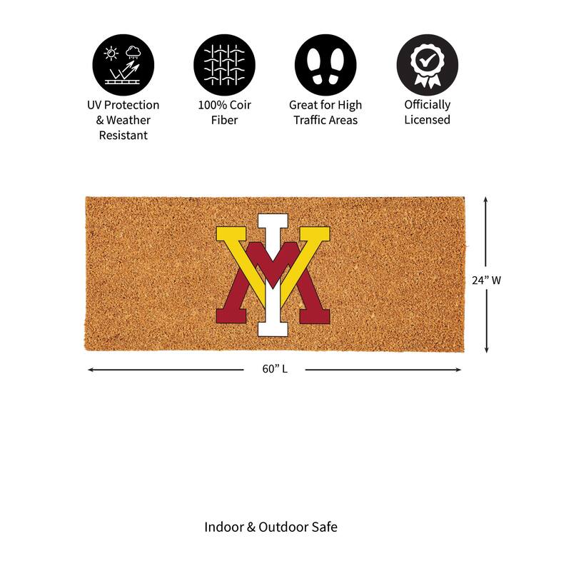 Virginia Military Institute Full Color Indoor/Outdoor Coir Mat