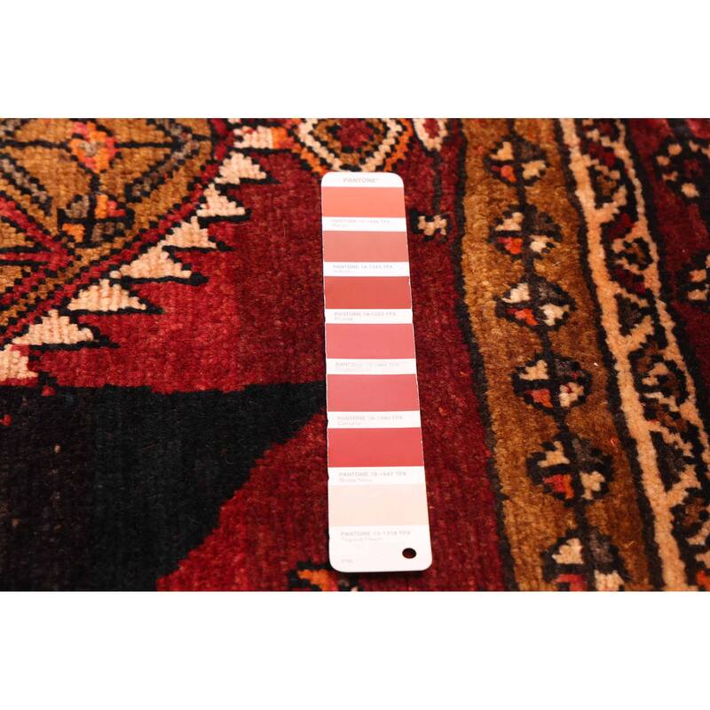 ECARPETGALLERY Hand-knotted Konya Anatolian Red Wool Rug - 3'3 x 13'0