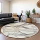preview thumbnail 102 of 132, Premium Washable Super Soft Modern Zeus Mayfield Rug Ivory - 8' x 8'