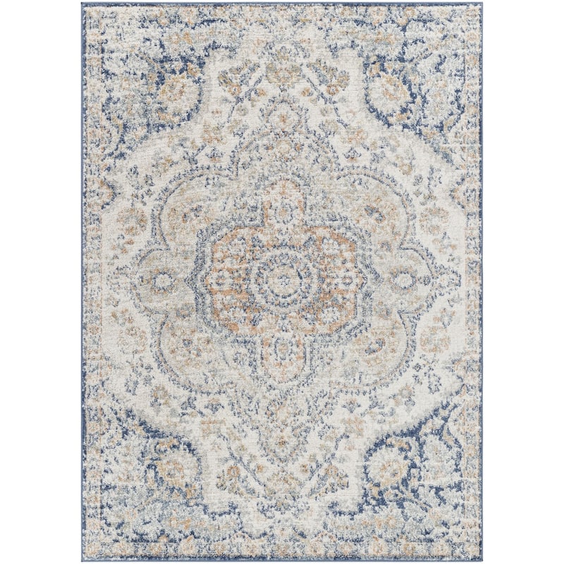 Livabliss Elaziz Updated Traditional Medallion Area Rug