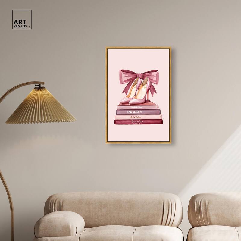 Stack of Fashion Canvas by Art Remedy
