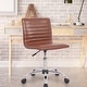 preview thumbnail 2 of 39, Home Office Desk Chair Task Chairs Swivel Ribbed Task Vanity Chair
