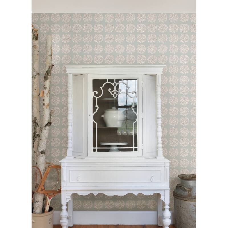 Marimekko Grey Puketti Peel & Stick Wallpaper