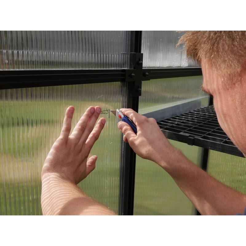 RSI 18" Louver Wall Mounted Window with Solar Powered Opener