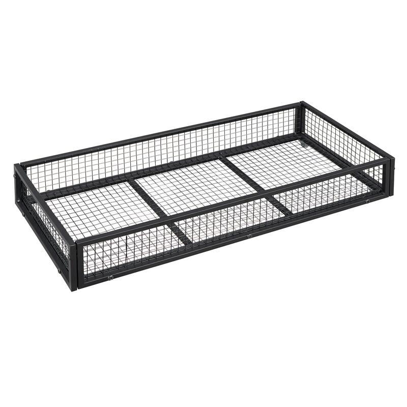 Metal House Platform Bed for Kids with Drawers, Twin Size