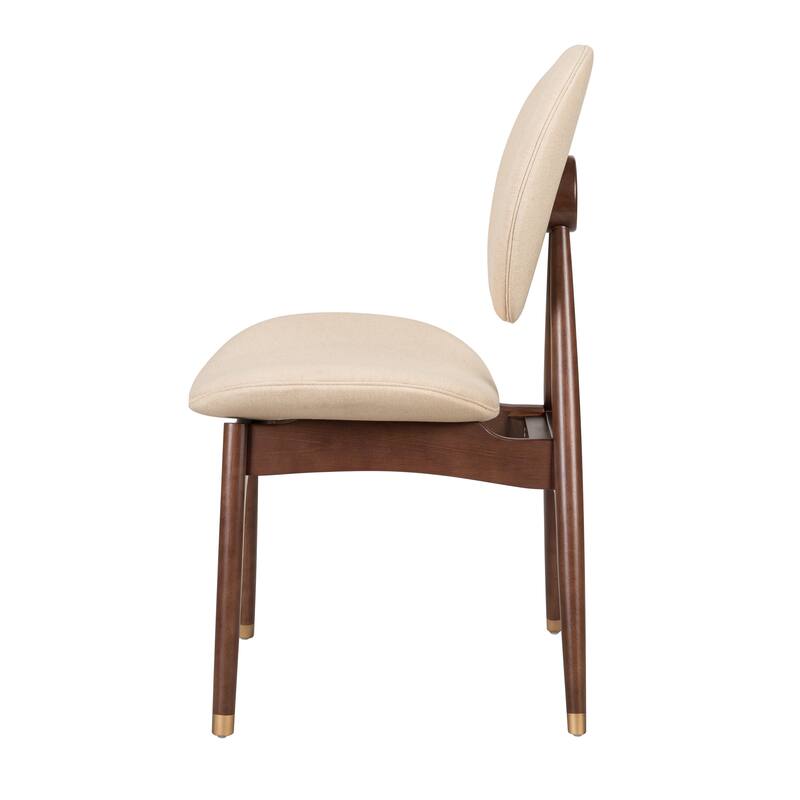 Christopher Knight Home - Nomi Modern Upholstered Indoor Dining Chair with Curved Back Support