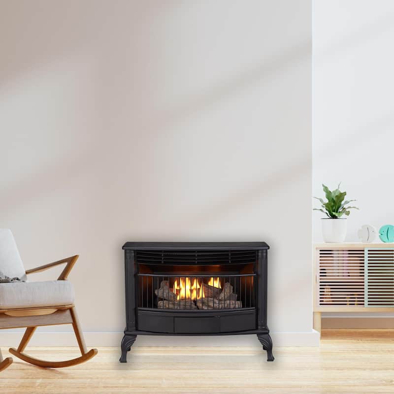 Duluth Forge QSN250T 34" Wide 25,000 BTU Natural Gas Stove with Piezo