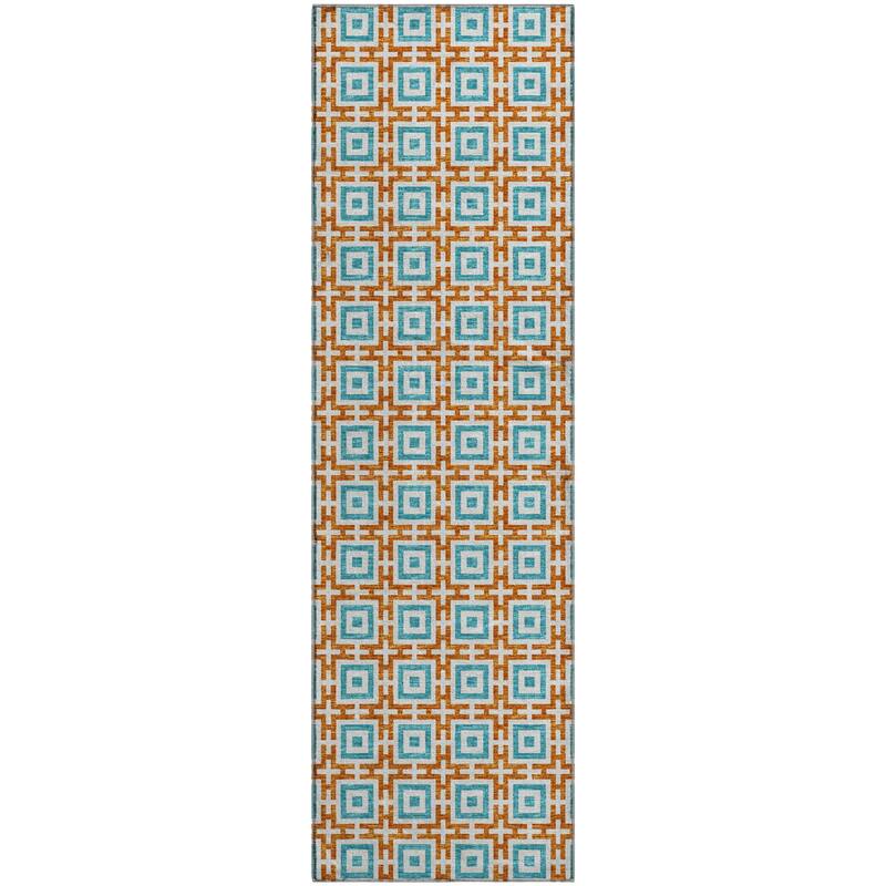 Premium Washable Super Soft Modern Mosaic Mayfield Rug