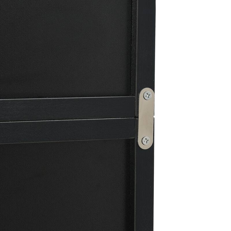 Roomfitters 8-Tier Tall Narrow Bookcase with Adjustable Shelves, Slim Storage Tower for Books, CDs, DVDs, and Décor