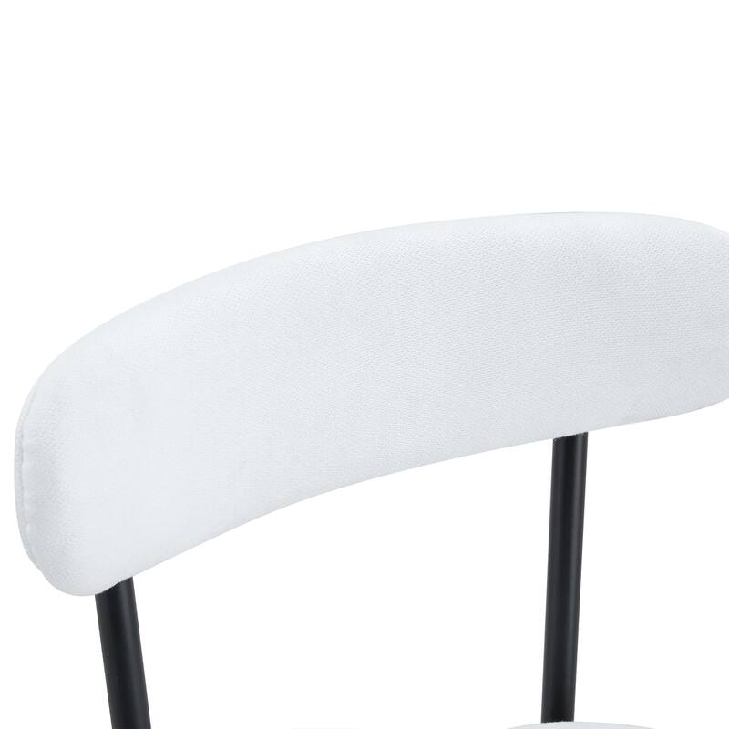 Roomfitters Ergonomic Bar Chairs with Breathable Cushions, High Legs 35.5'' Height, 2-Piece Set for Kitchen or Bar