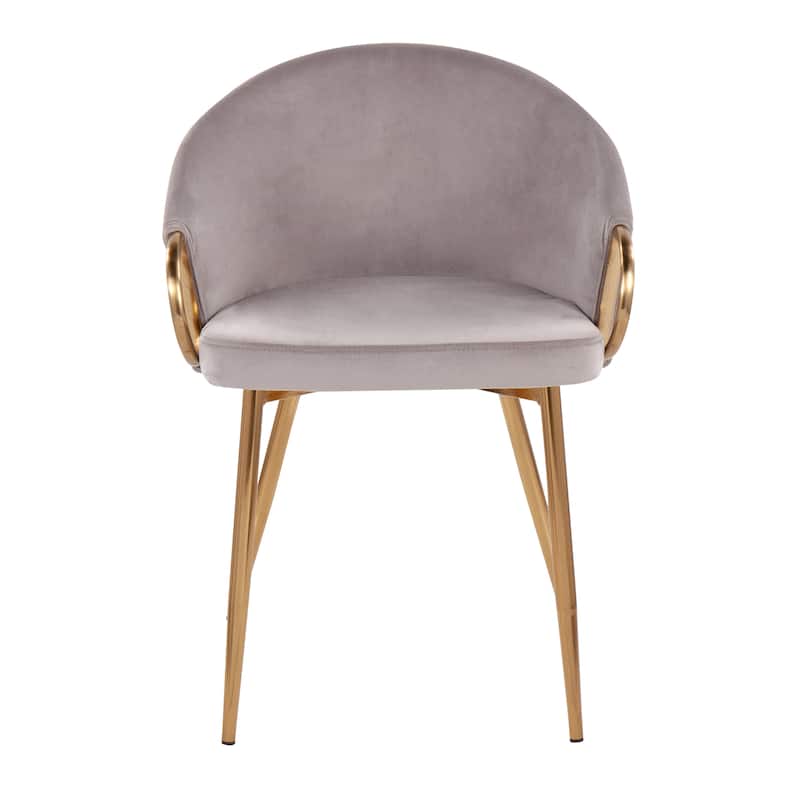 Silver Orchid Battista Upholstered Chair - Set of 2