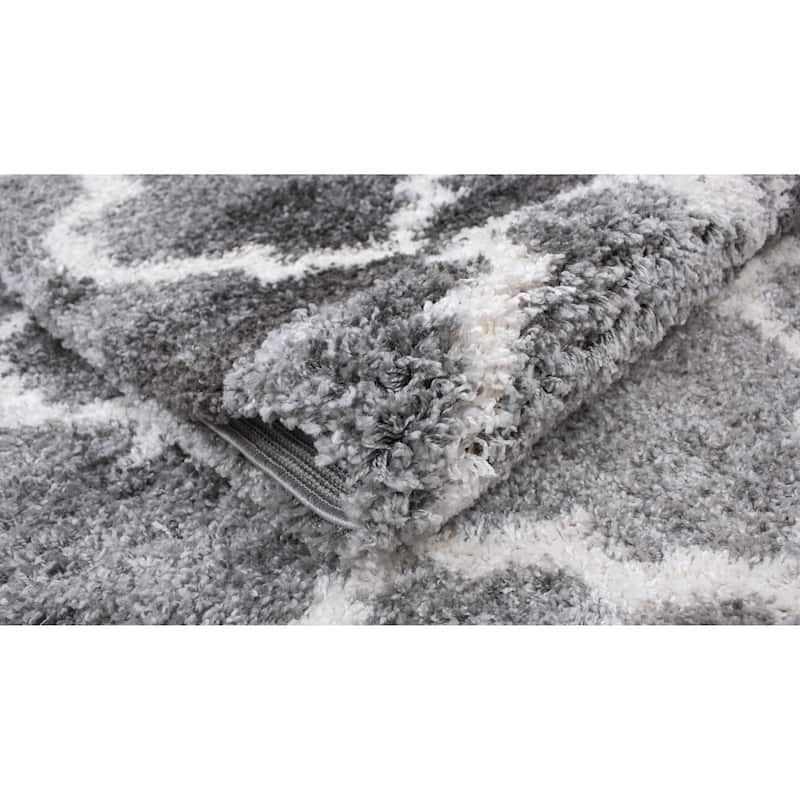 Noori Rug Lux Ava Trellis 2-Inch Shag Rug